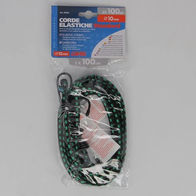Coppia Corde Elastiche Lampa Cm. 100 - GARANZIA ITALIA