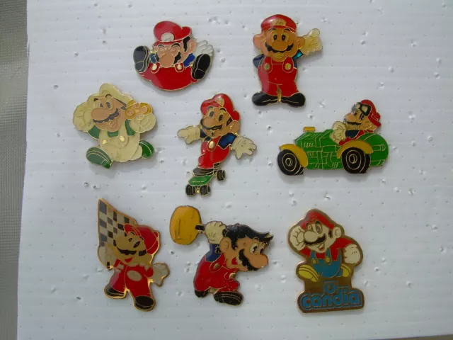 LOT pin's  MARIO  VIDEO GAMES NINTENDO JEUX