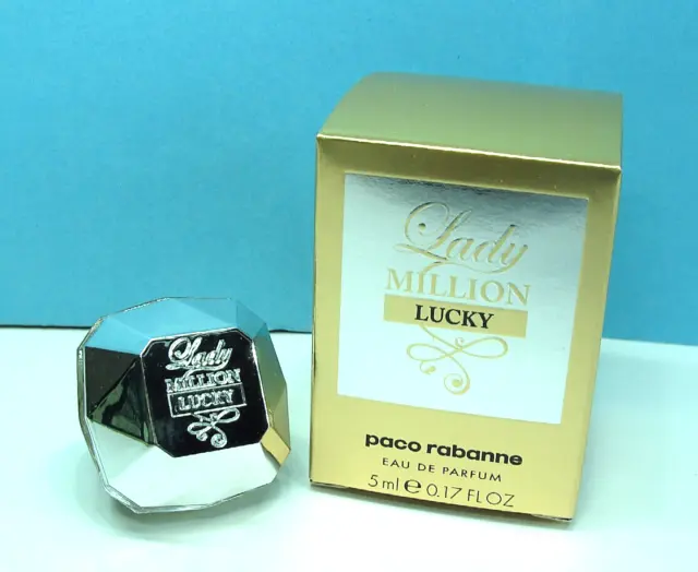 Paco Rabanne, LADY MILLION LUCKY, 5ml Eau de Parfum, Miniatur, Luxus Probe, RAR
