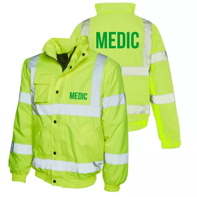 1212 PieliniDUE - Gilet tactique paramédic, médecin, ambulance, médecin  urgentiste, gilet de sécurité haute visibilité