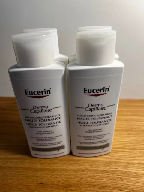 4x Eucerin - Dermo Capillaire Hypertolerant Shampoo 250ml