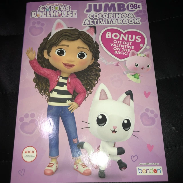 GABBYS DOLLHOUSE - Dreamworks - JUMBO coloring - Activity BOOK — Rare ...