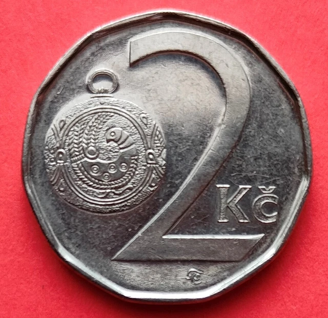 Moneta  Repubblica Ceca , 2 Korun del 2007  ,  circolata