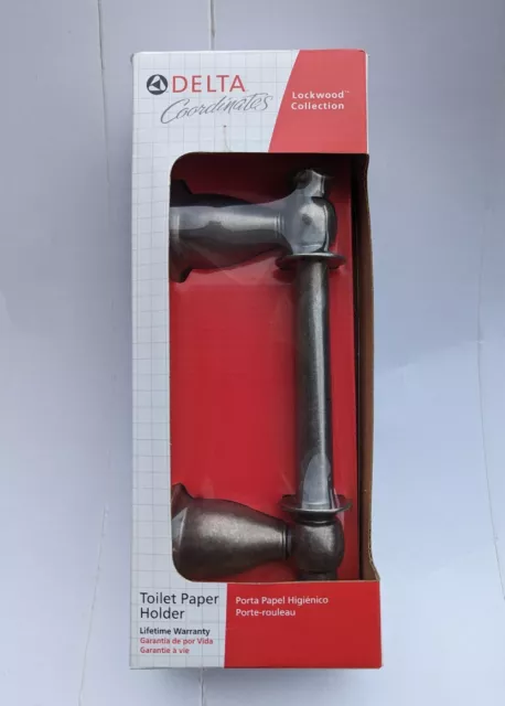 Delta Lockwood Aged Pewter Toilet Paper Holder 79050-PT