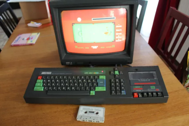 Ordinateur AMSTRAD CPC 464  -  CLAVIER Qwerty + MONITEUR Couleur