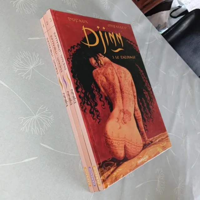 BD DARGAUD – Djinn – tomes 1 à 3 – Dufaux / Miralles