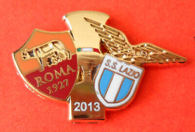 Distintivo Spilla Pin Badge - Roma-Lazio - Finale Coppa Italia 2013