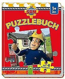 Puzzlebuch Feuerwehrmann Sam: Mit 4 Puzzles von . | Buch | Zustand gut