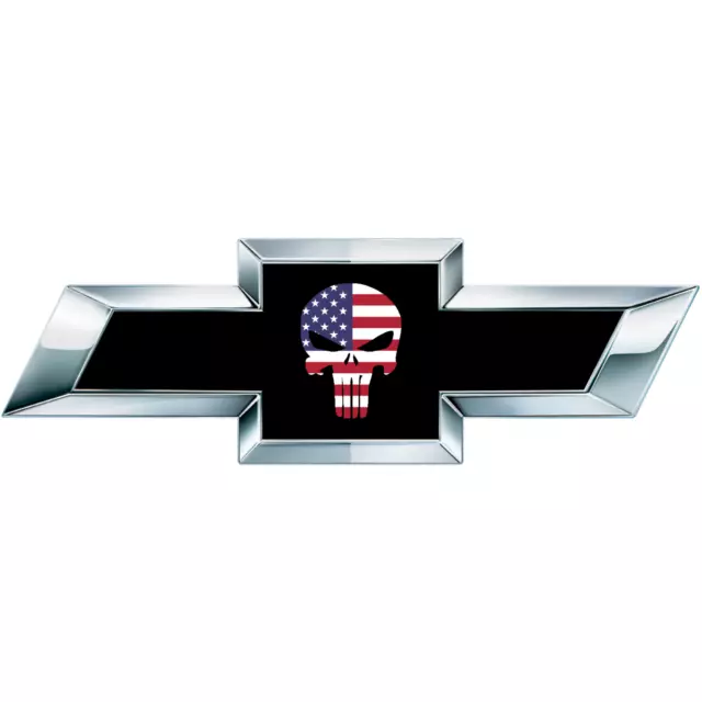 CJ 2 Teschio Bandiera americana US Universal Chevy Silverado Fogli in...