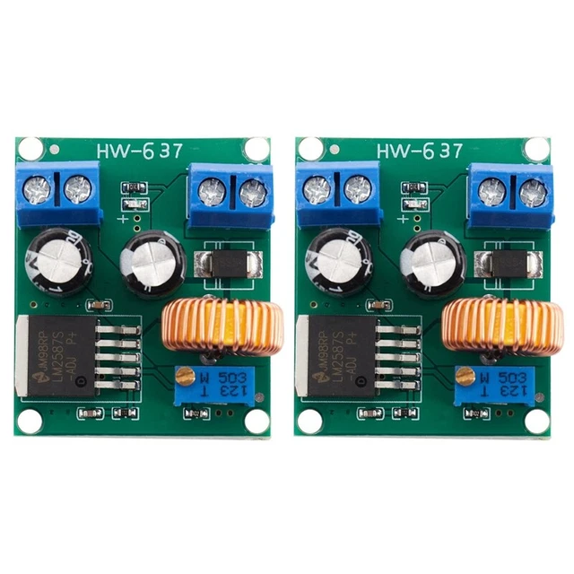 2X DC-DC 3V5V12V 19V24V30V36V Verstaerken Leistung Modul Auftrieb KonverQ7D1