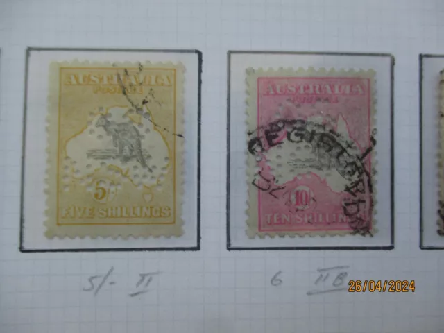 Kangaroo Stamps:3rd Watermark Perf OS,NSW Used-Excellent Item,Must Have!(QT6335)