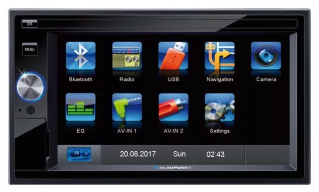 Blaupunkt Santa Cruz 370 Doppel-DIN MP3-Autoradio Touchscreen Bluetooth USB SD i