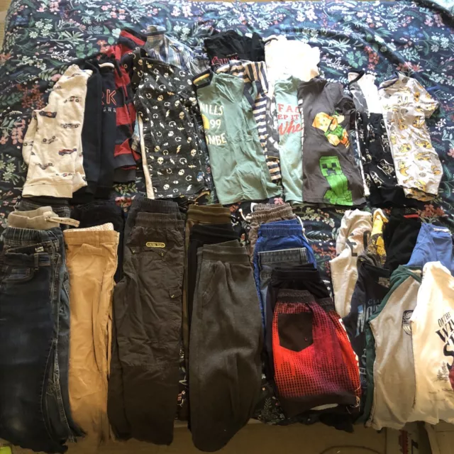 HUGE Boys Clothes Age 8-9 Years BUNDLE 36 Items Shorts Trousers T-shirts Jumpers