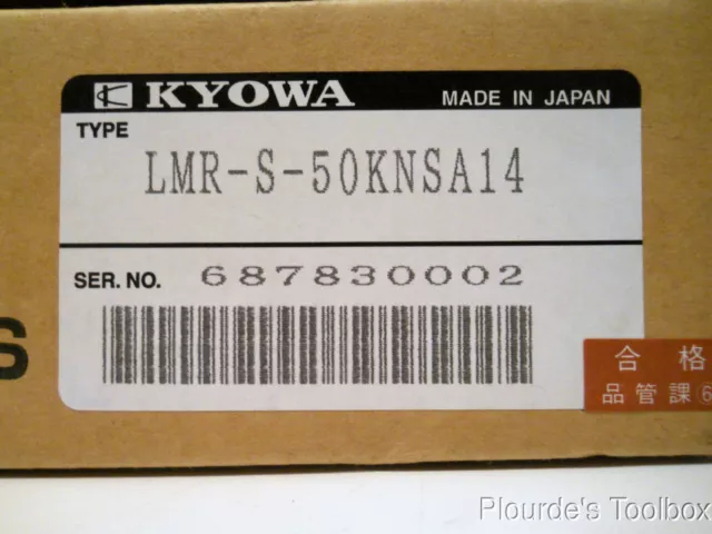 New Kyowa SS Compression Load Cell LMR-S-50KNSA14, 50 kN, 7 Volts 2