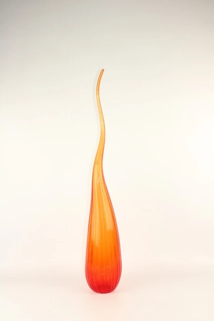 Vase SALVIATI Murano modèle ARIA verre soufflé by RENZO STELLON - Venezia ITALIA