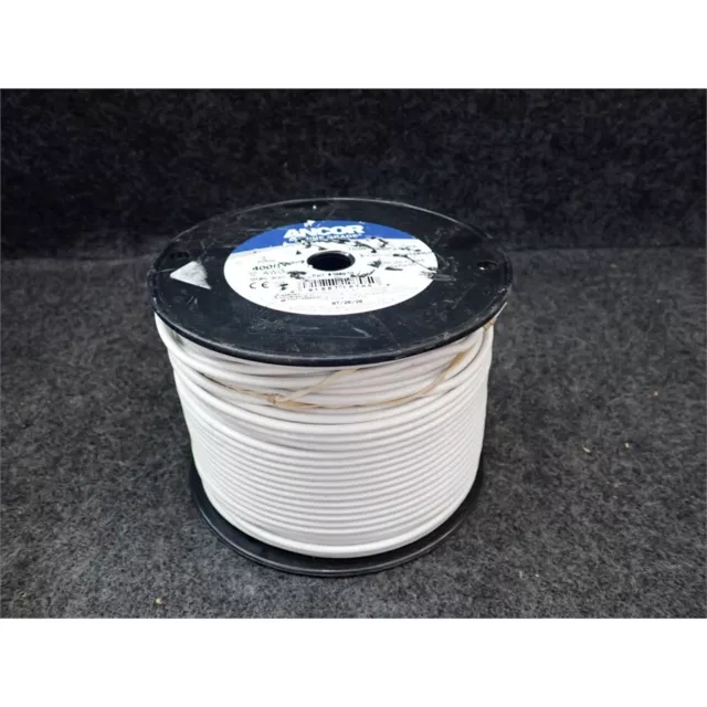 Ancor 106940 Hookup Wire. 400' Spool, 12 AWG, STR, White
