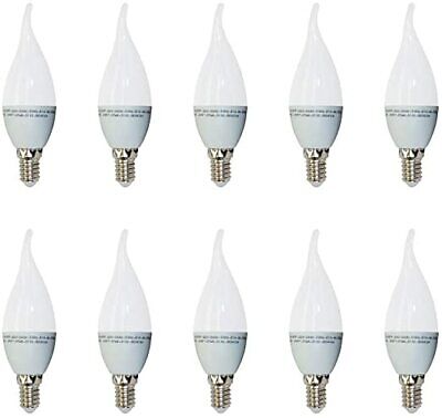Set 12 Pièces Ampoules Lampes Extrastar F3714 LED E14 5W 400lm Lumière Froid Sus 