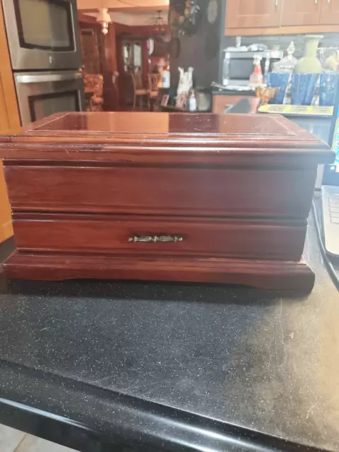 Vintage Croft and Barrow wood jewelry box