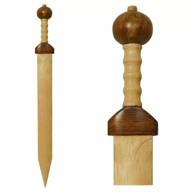 Spade di legno medievali Gladio romano Spada pratica/addestramento Replica LARP