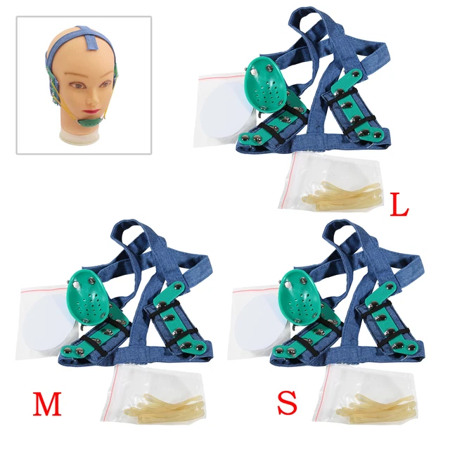1-10Sets Dentist Orthodontic High-Pull Headgear Rigid Chin Cap High Pull Strap