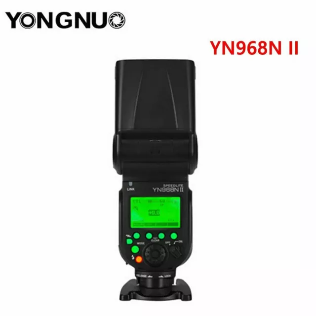 YONGNUO YN968N II TTL Wireless LED Flash Speedlite Speedlight for Nikon Camera