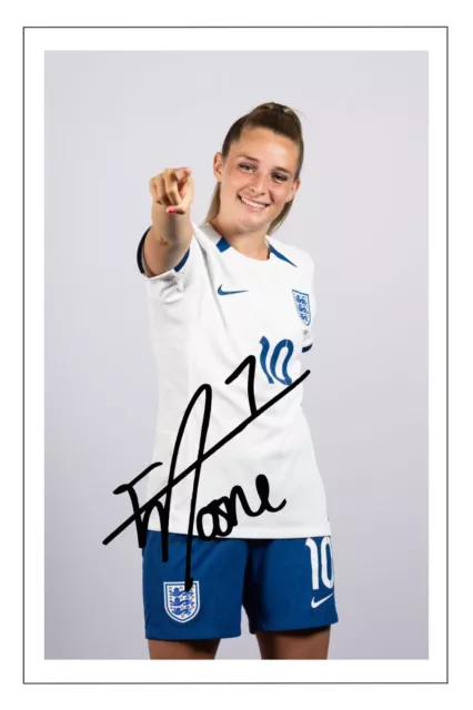 Ella Toone Signed Autograph 6x4 Inch PHOTO Gift Pre Print ENGLAND LIONESSES