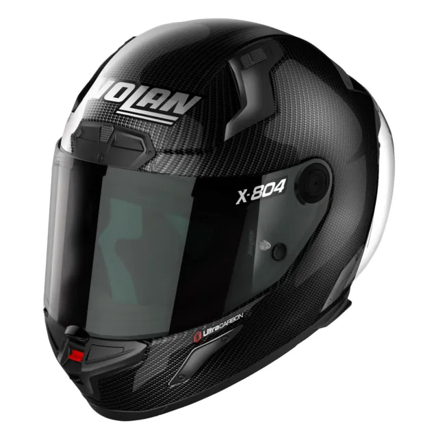 Nolan X-804 RS Puro Motorradhelm Sport Rennstrecke Tag Carbon Fahrraddeckel