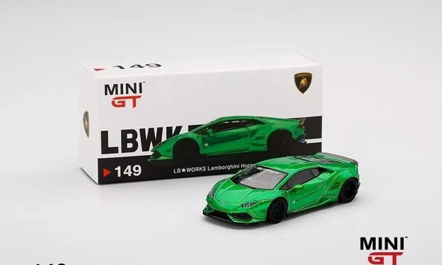 1:64 MINI GT 149 LB FUNZIONANTE Lamborghini Huracan Ver. 2 Green 1:64 MINI GT 149 LB FUNZIONANTE Lamborghini Huracan Ver. 2 Green
