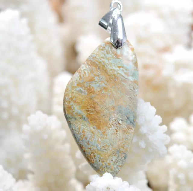 Turquoise 33 carats - pendentif cabochon pierre naturelle - Afrique // DM42