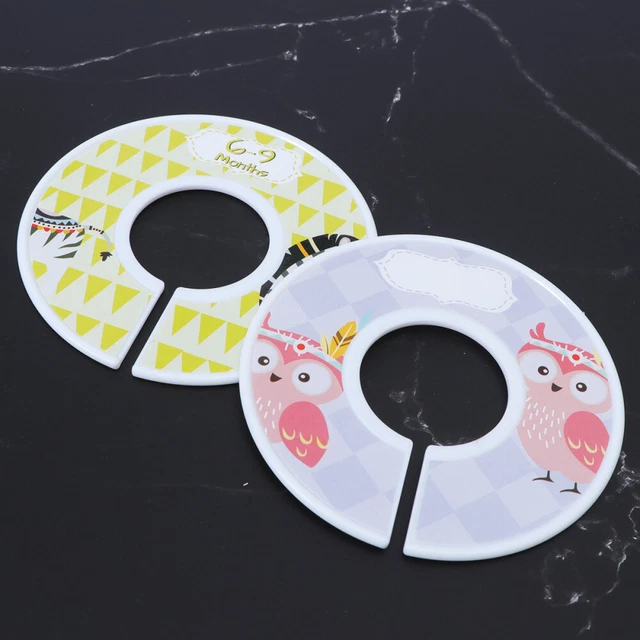 12 Pcs Divisori Per Armadio Bambini Appendiabiti Tagliare Neonata
