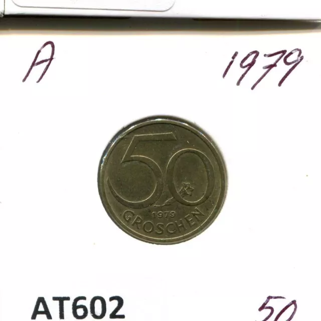 50 GROSCHEN 1979 AUSTRIA Coin #AT602U