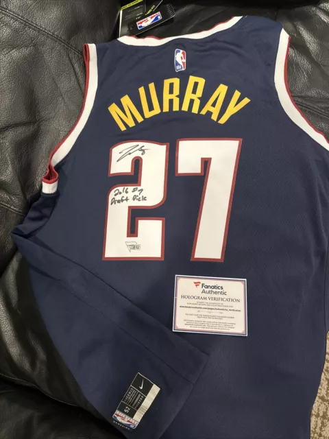 Framed Autographed/Signed Jamal Murray 33x42 Nuggets Blue Jersey Fanat –  Super Sports Center