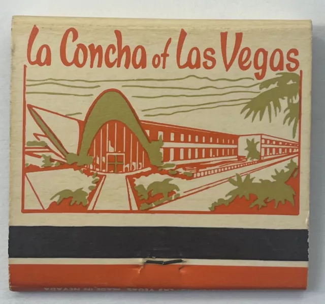 La Concha of Las Vegas ~ Motel La Concha ~ Matchbook ~ Neon Museum