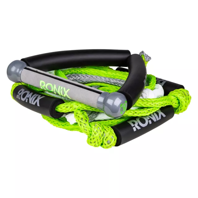 2022 Ronix 25' Bungee Surf Rope with Handle - Green/Silver