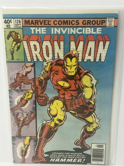 The Invincible Iron Man #126 Marvel Comics 1979 Bronze Age, Boarded