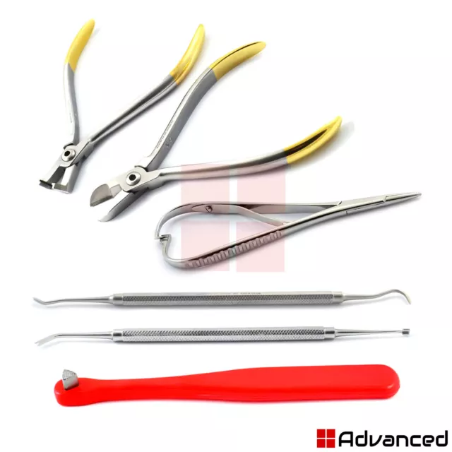 Dental TC Distal End Hard Wire Cutter Mathieu Needle Holder Orthodontist Tools