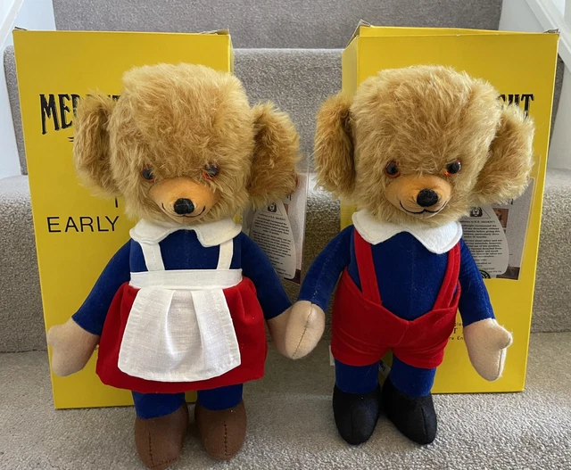 VINTAGE MERRYTHOUGHT MR & Mrs Twisty Cheeky Teddy Bears Limited