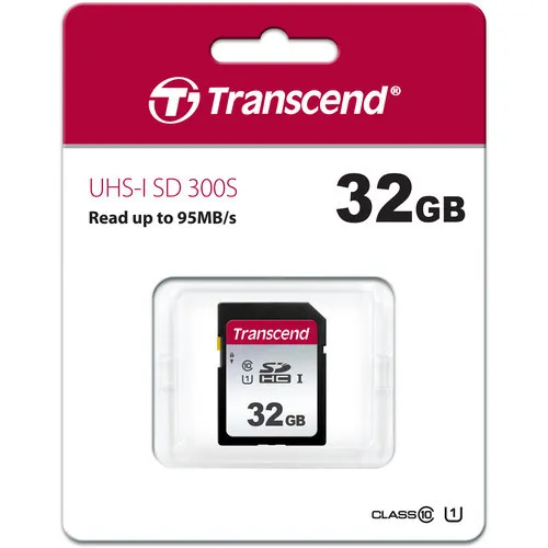 Transcend 32GB SDHC Class 10 UHS-1  SD Memory Card for Panasonic Cameras