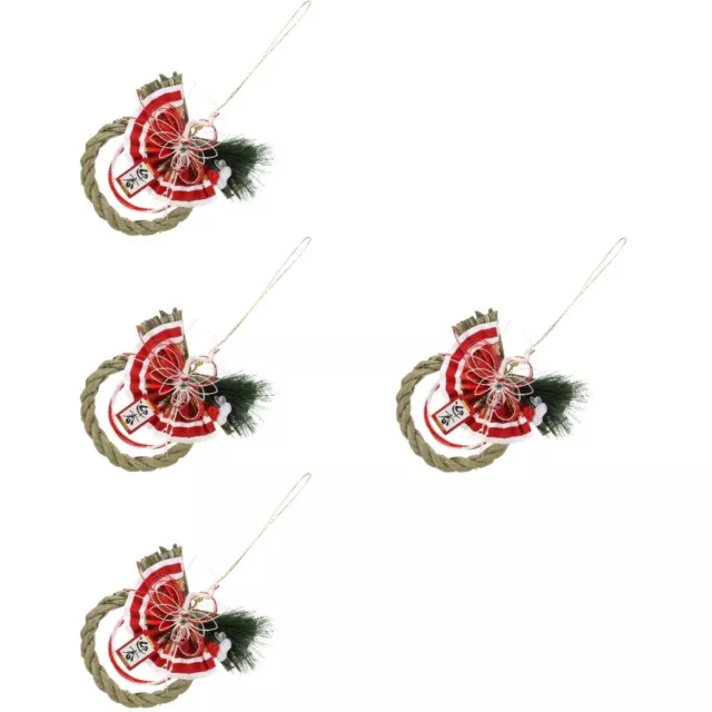 4 Pack Pendentif Pin Porte Nouvel An Bijoux Fleurs Chanson Mensongère Décor