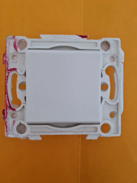 ARNOULD Club interrupteur simple blanc / rose