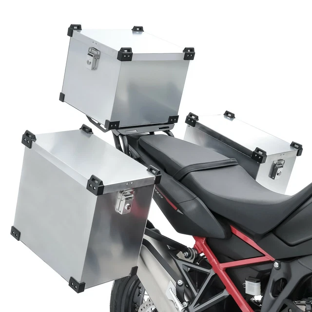 Kit Valises Latérales 40L + Topcase 38L Pour Husqvarna TR 650 Strada/Terra - Neuf