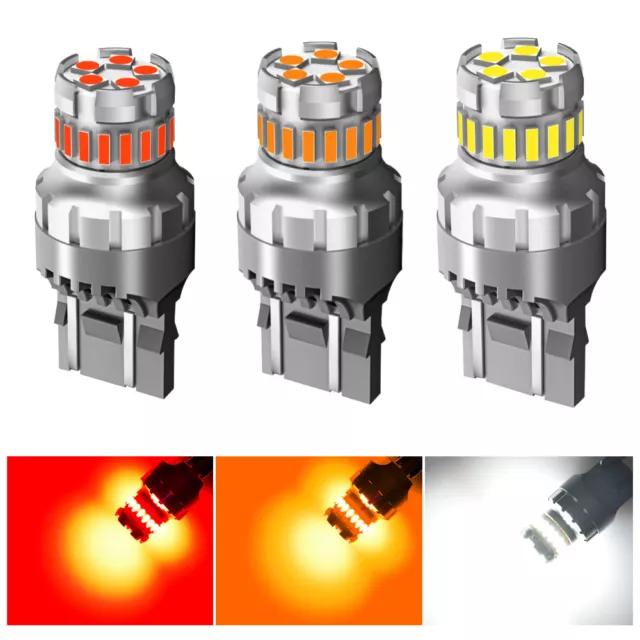 2x 7440 7443 W21W T20 LED Bulb Car Daytime Running Light DRL White Light Bulbs