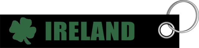 IRELAND i love irland irish folk Kleeblatt Schlüsselanhänger Lanyard 3x16cm