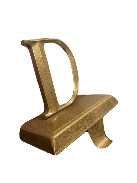 Stocking Holder Hanger Letter Initial D Monogram Color Gold New