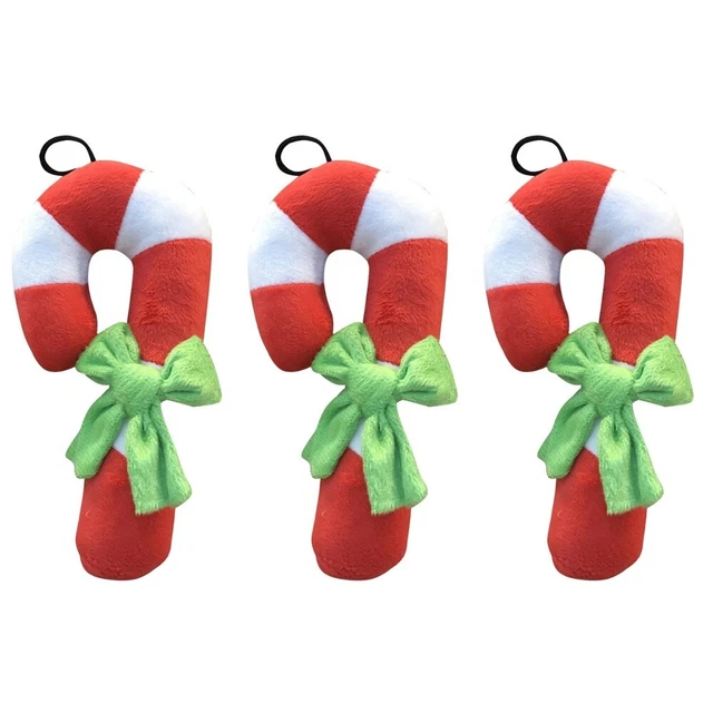 3 stücke Hundekauen Spielzeug Weihnachtselemente Design Sound, der Kauspielzeug
