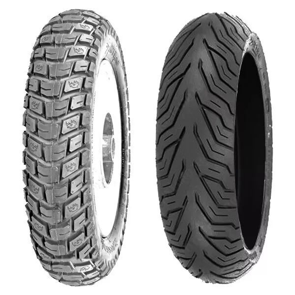 Coppia Gomme Deli Tyre 100/90-10 56J Sc-108 + 140/60-14 64S Sc-109