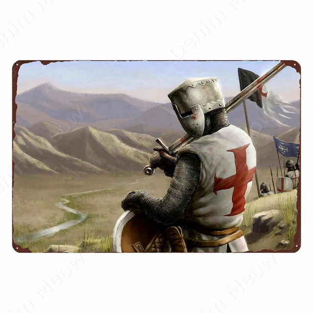 Bouclier de chevalier Templier pour enfants