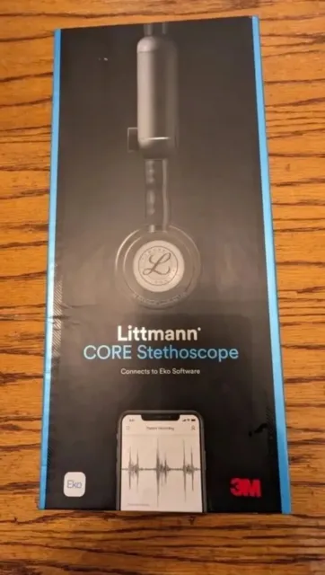 New 3M Littmann CORE Digital Stethoscope - High Polish Rainbow/black 8570 27”