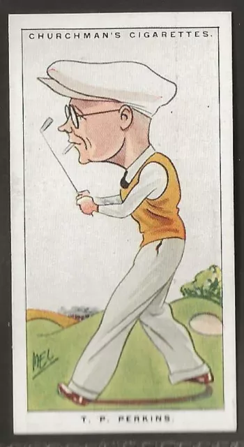 Churchman-Men Of The Moment In Sport 1928-#30- Golf - Perkins