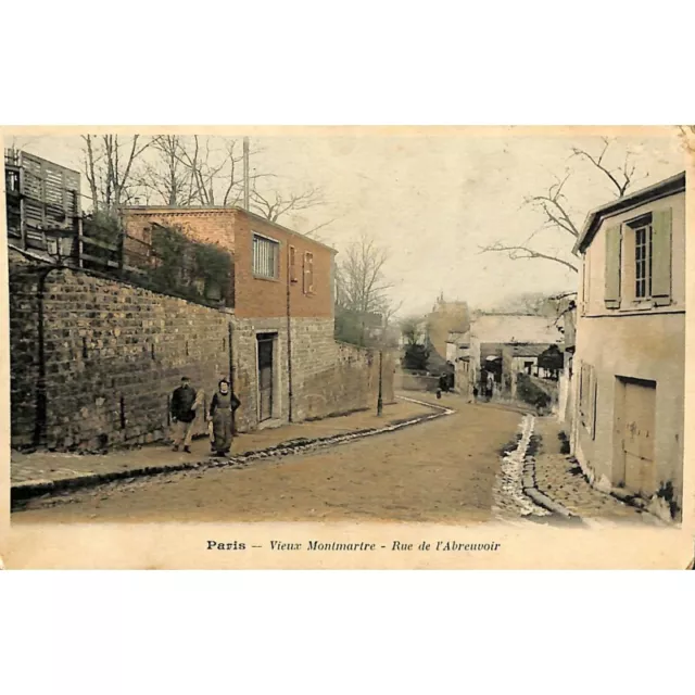 [75] Paris 18 - Vieux Montmartre. Rue de l'Abreuvoir.